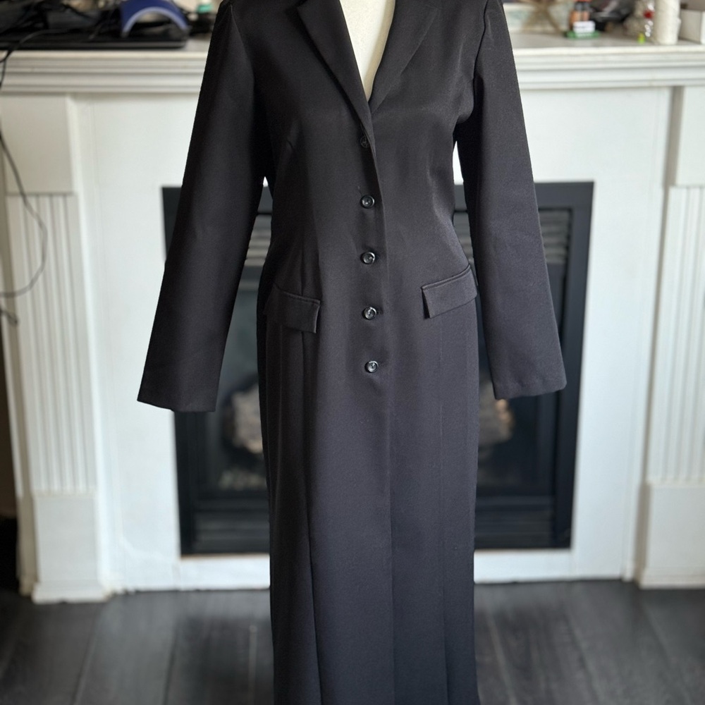 Elegant Black Trench Coat